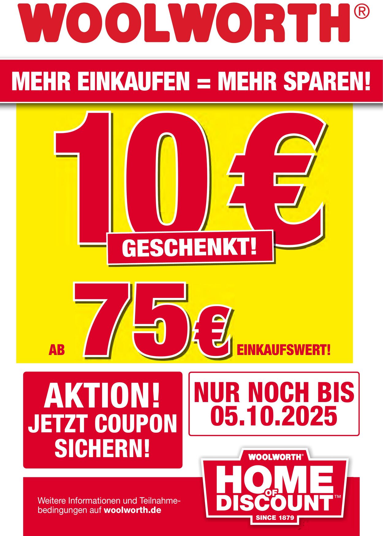 Prospekt Woolworth 02.10.2025 - 16.10.2025