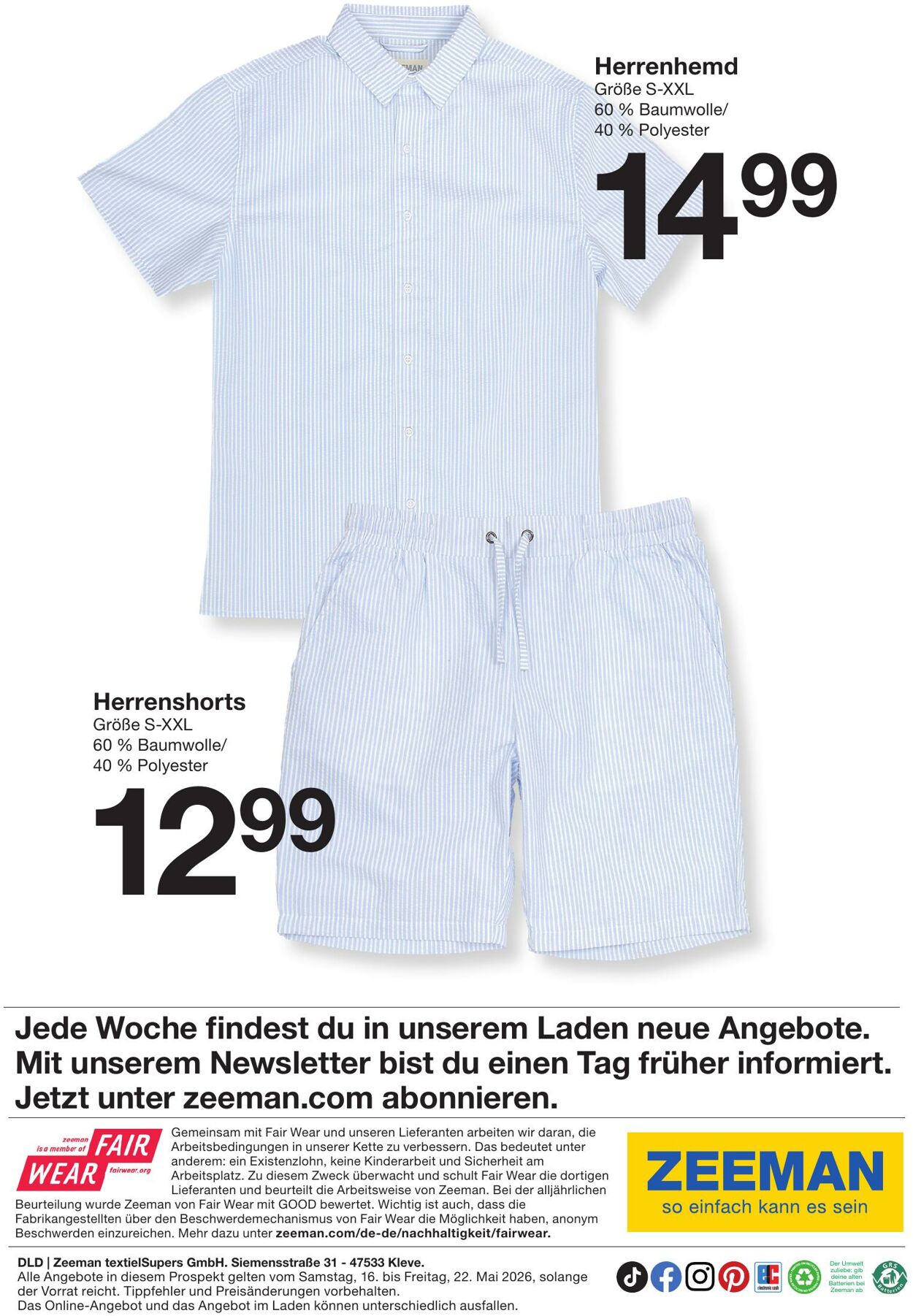 Prospekt Zeeman 15.05.2026 - 23.05.2026