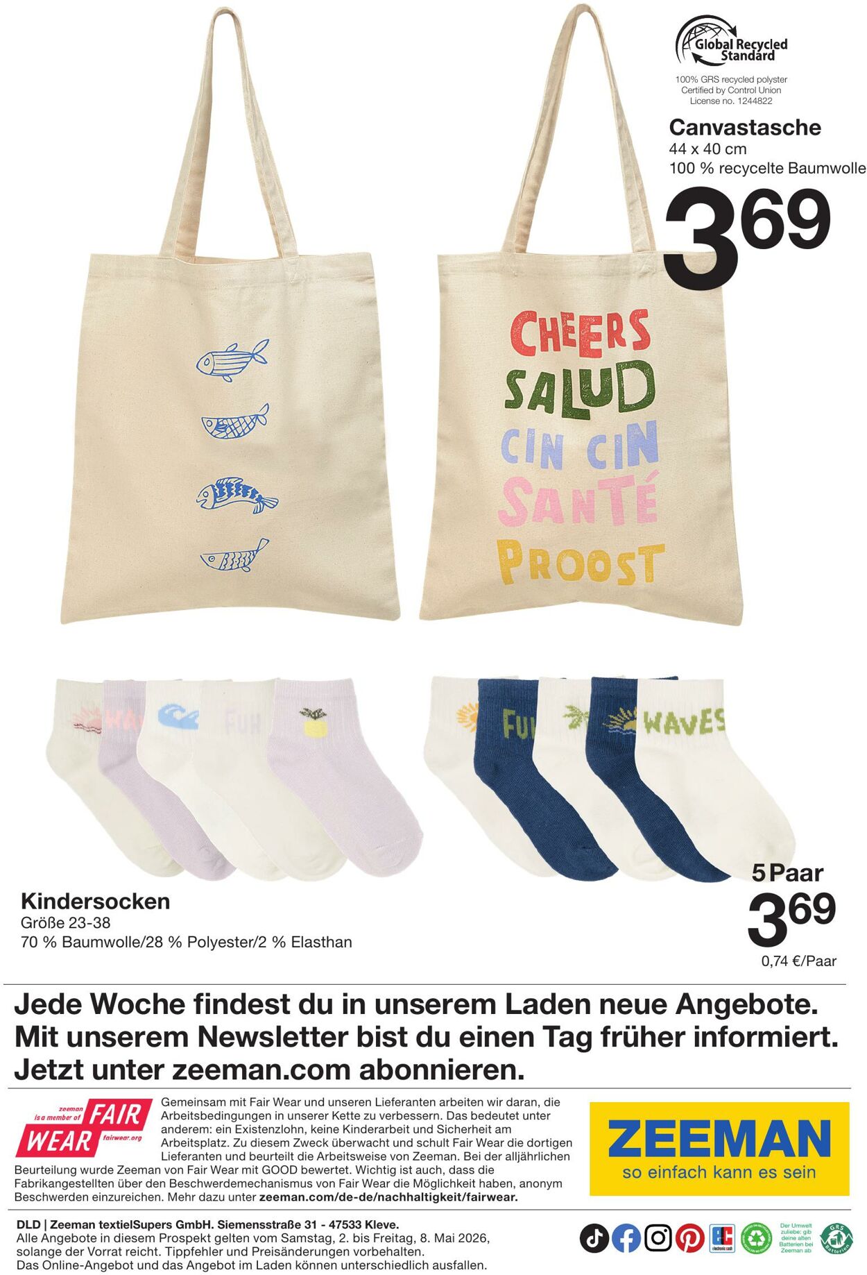 Prospekt Zeeman 02.05.2026 - 10.05.2026