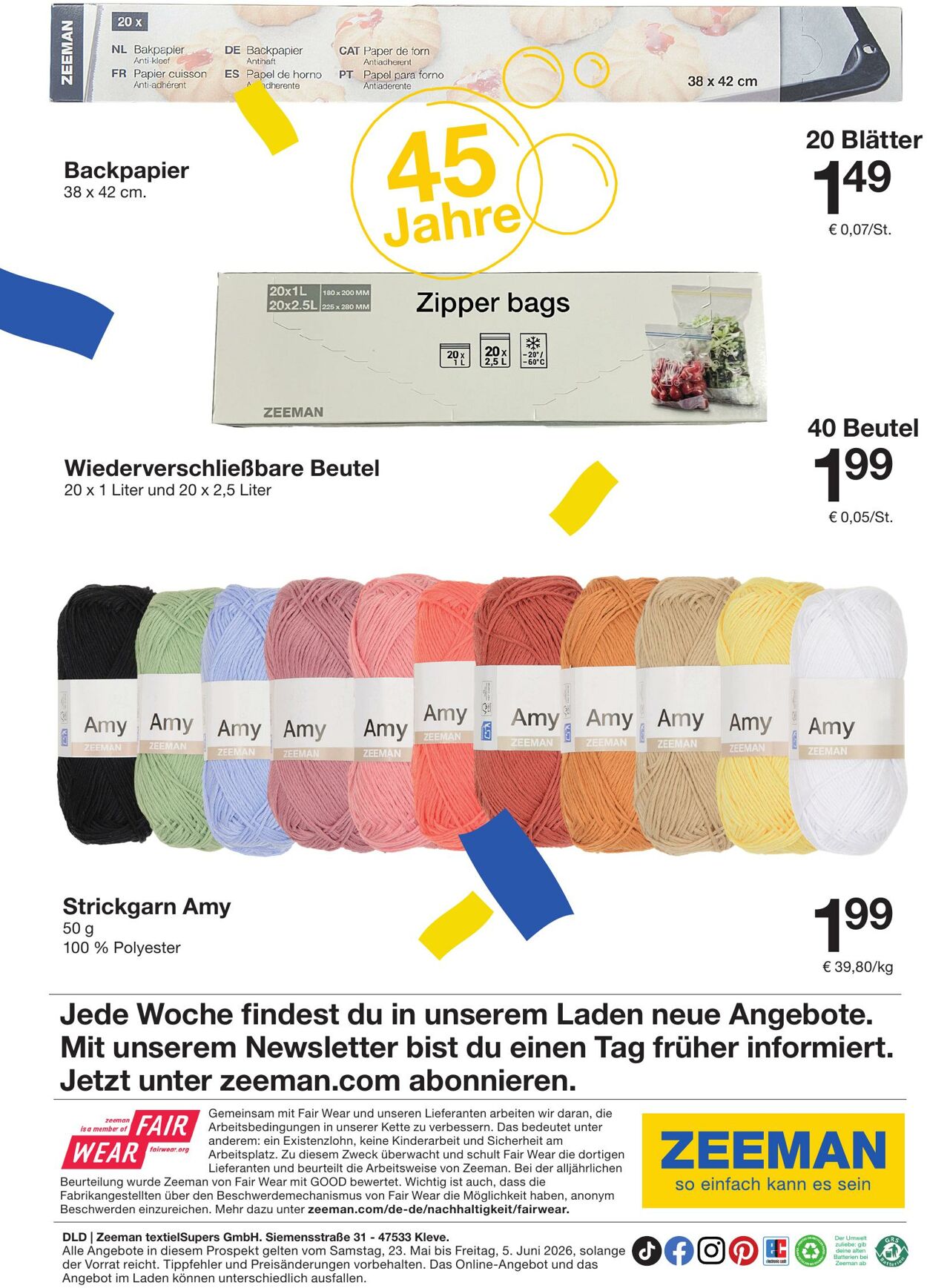 Prospekt Zeeman 22.05.2026 - 30.05.2026