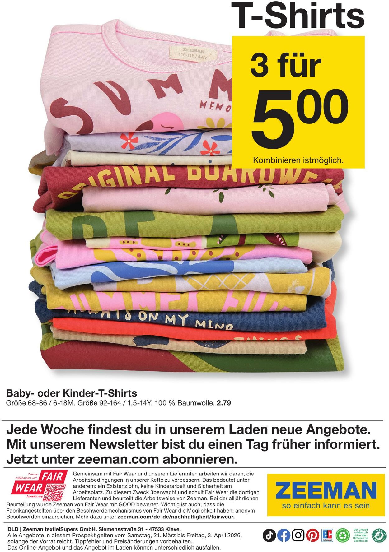 Prospekt Zeeman 21.03.2026 - 29.03.2026
