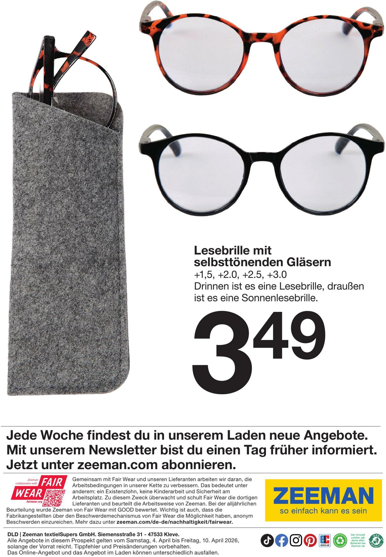 Prospekt Zeeman 04.04.2026 - 12.04.2026
