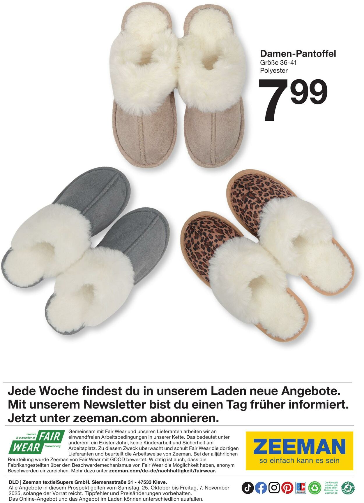 Prospekt Zeeman 02.11.2025 - 16.11.2025