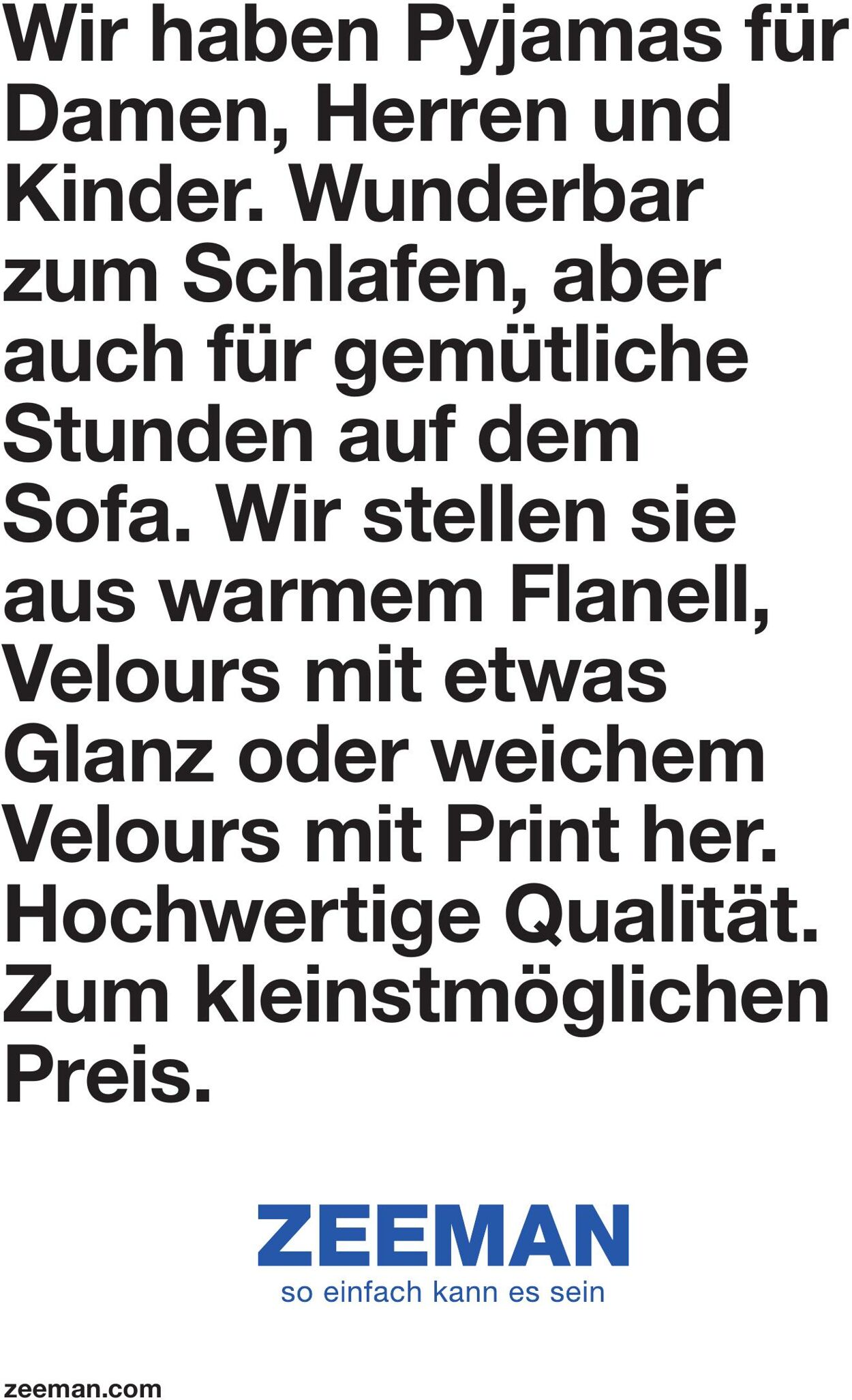 Prospekt Zeeman 02.11.2025 - 16.11.2025