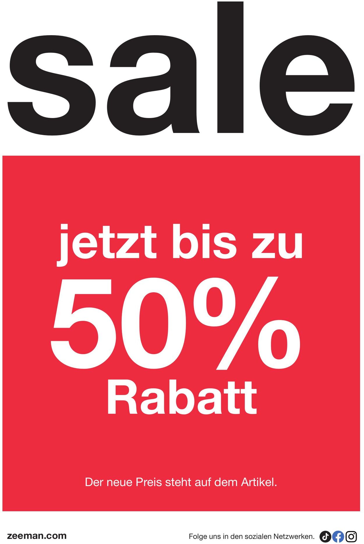 Prospekt Zeeman 28.07.2025 - 04.08.2025