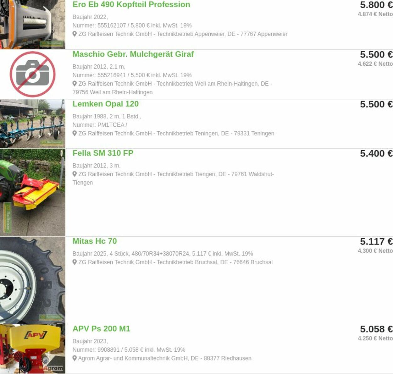 Prospekt ZG Raiffeisen 25.08.2025 - 03.09.2025