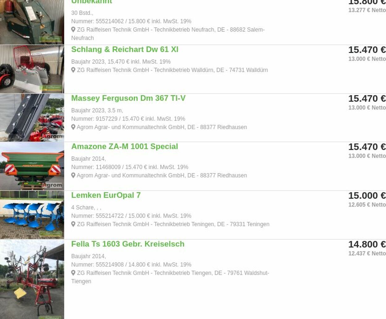 Prospekt ZG Raiffeisen 06.10.2025 - 15.10.2025