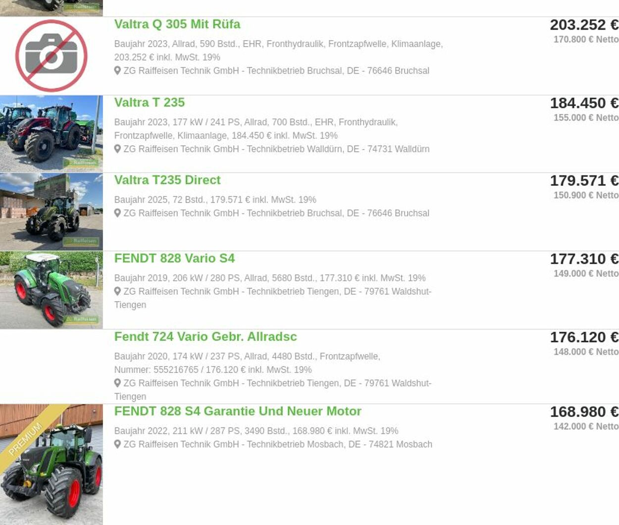 Prospekt ZG Raiffeisen 06.10.2025 - 15.10.2025