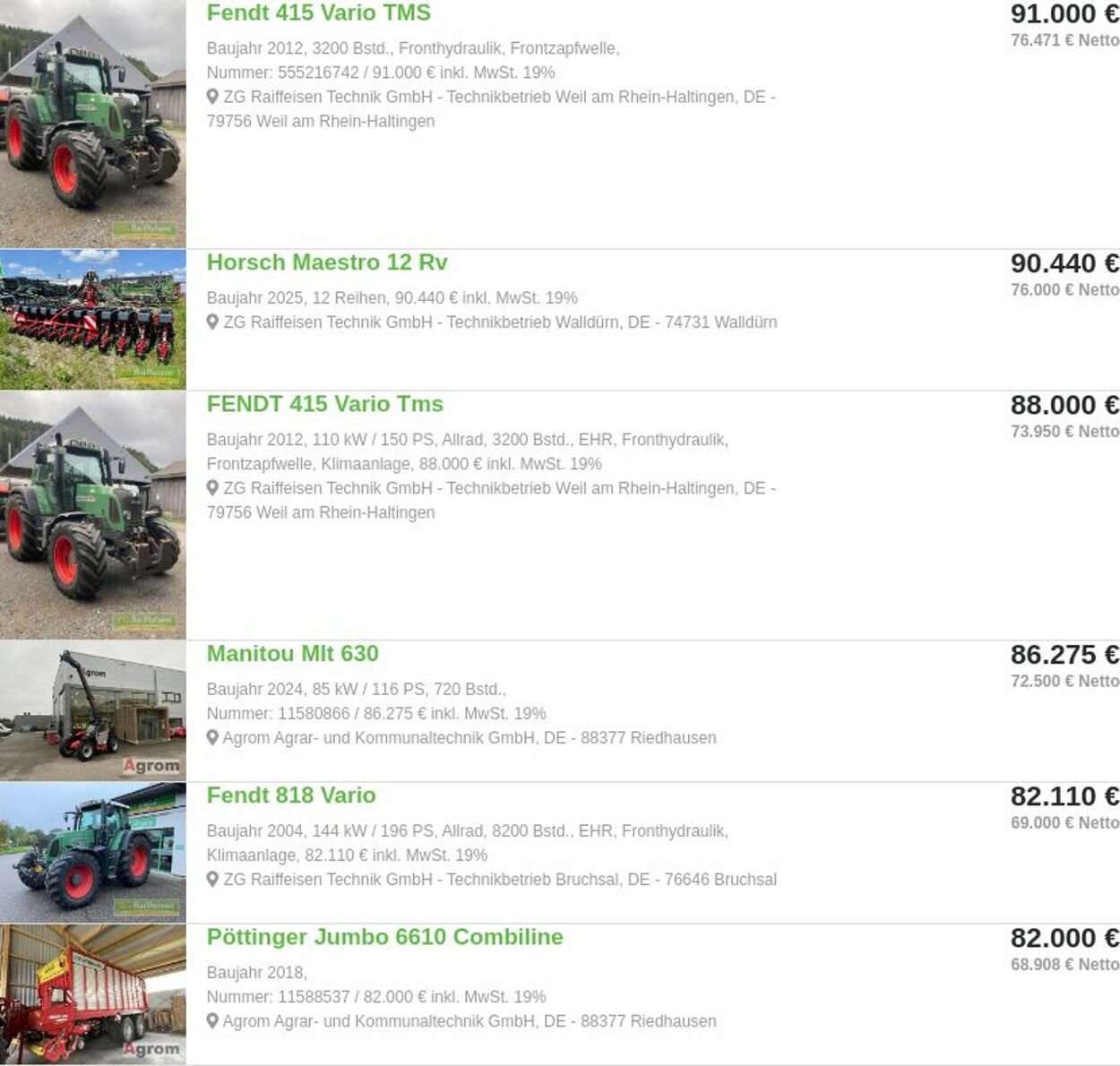Prospekt ZG Raiffeisen 20.10.2025 - 29.10.2025