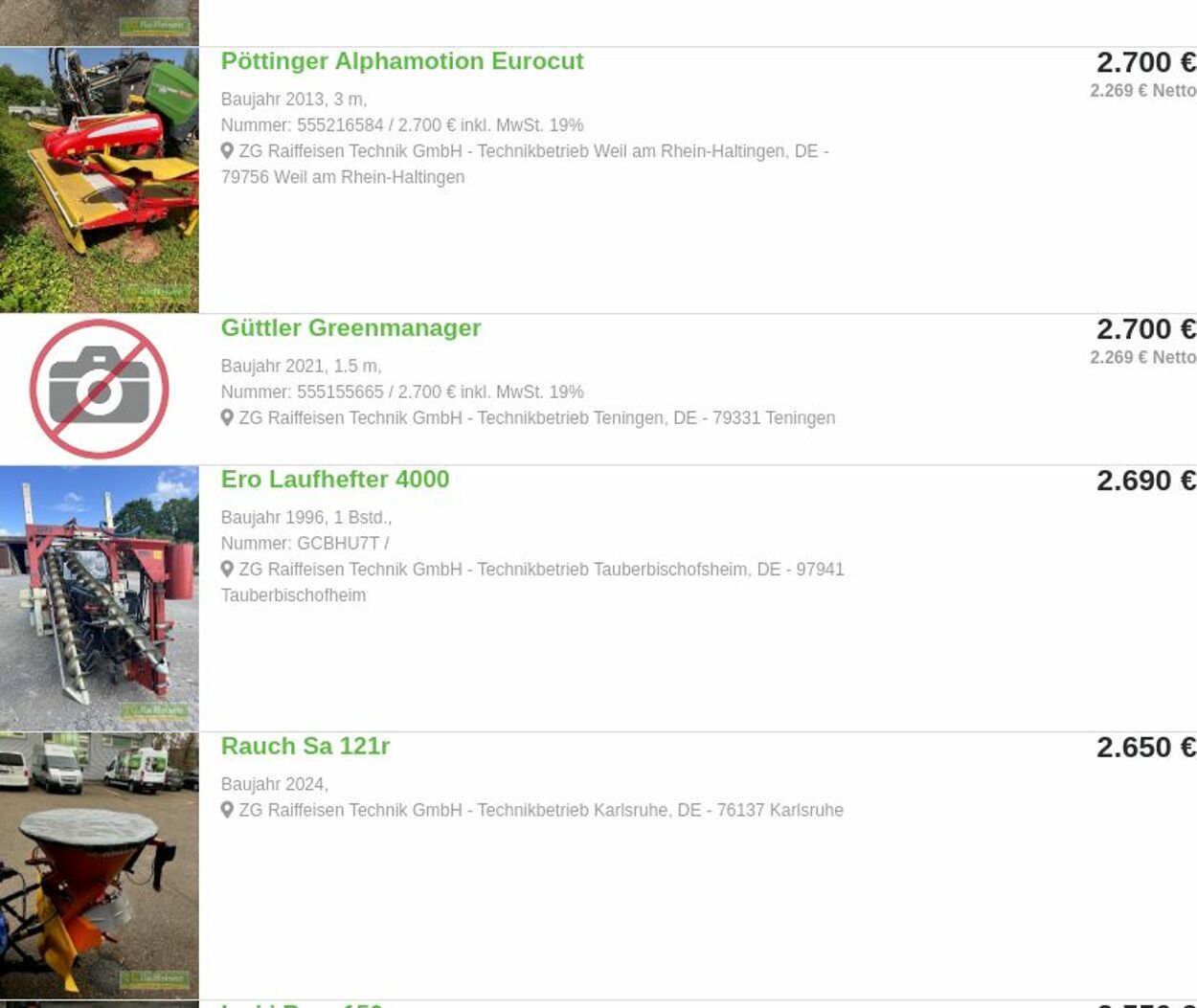 Prospekt ZG Raiffeisen 01.09.2025 - 10.09.2025