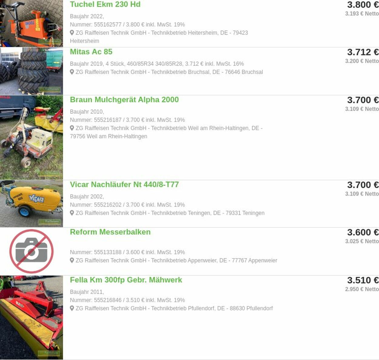 Prospekt ZG Raiffeisen 01.12.2025 - 10.12.2025