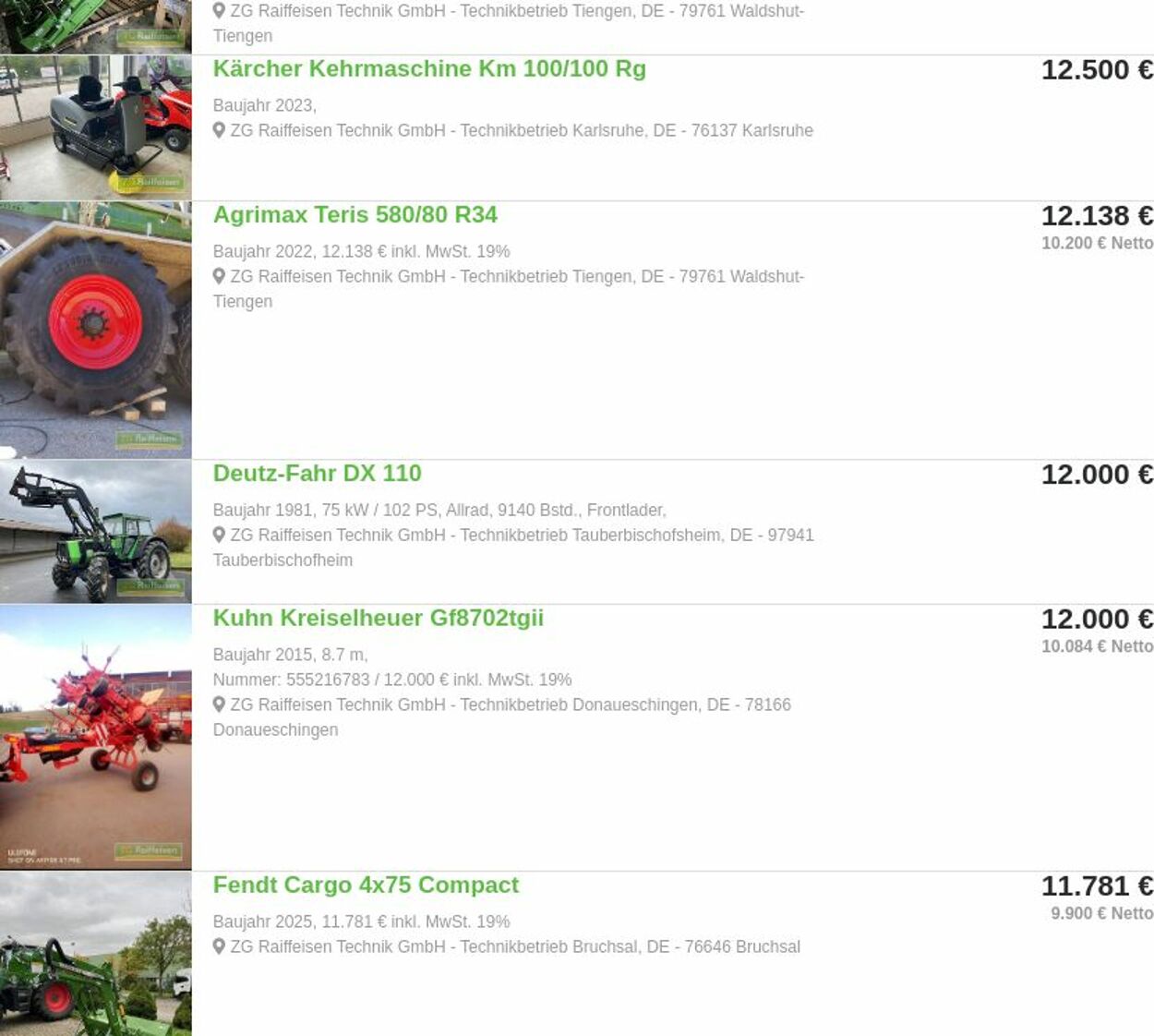 Prospekt ZG Raiffeisen 15.12.2025 - 24.12.2025