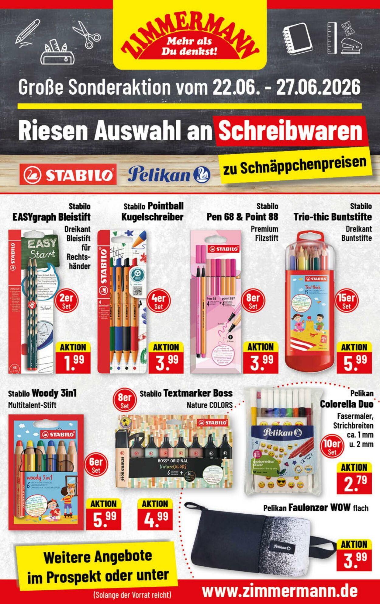 Prospekt Zimmermann 22.06.2026 - 27.06.2026