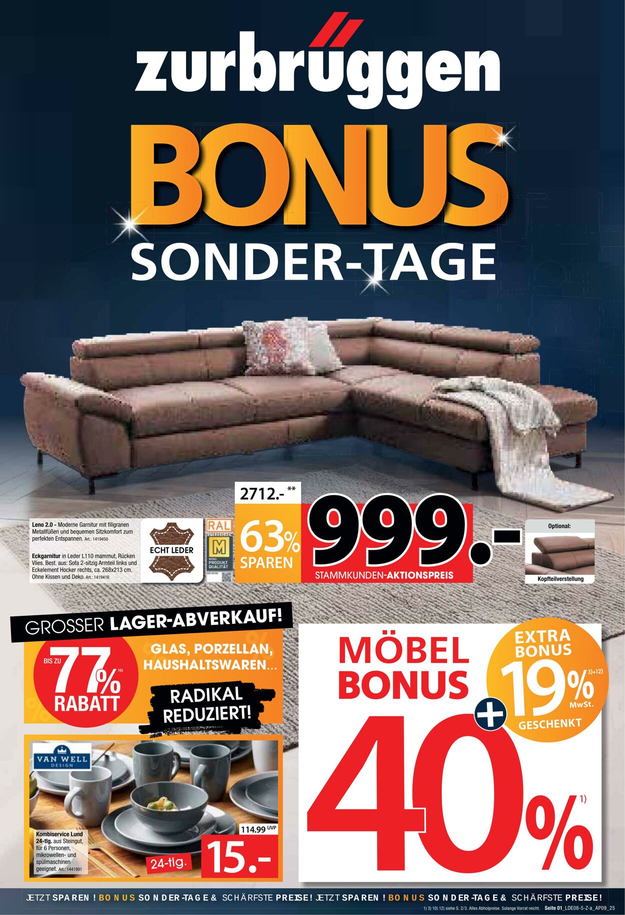 Prospekt Zurbrüggen 28.08.2025 - 06.09.2025