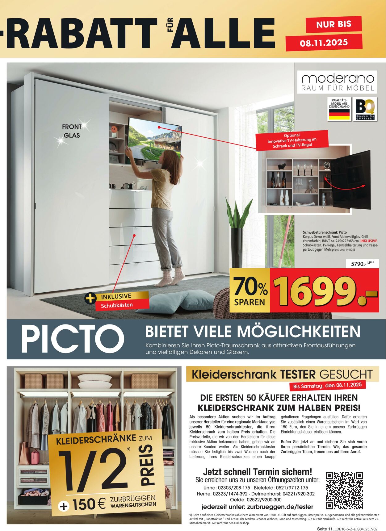 Prospekt Zurbrüggen 02.11.2025 - 08.11.2025