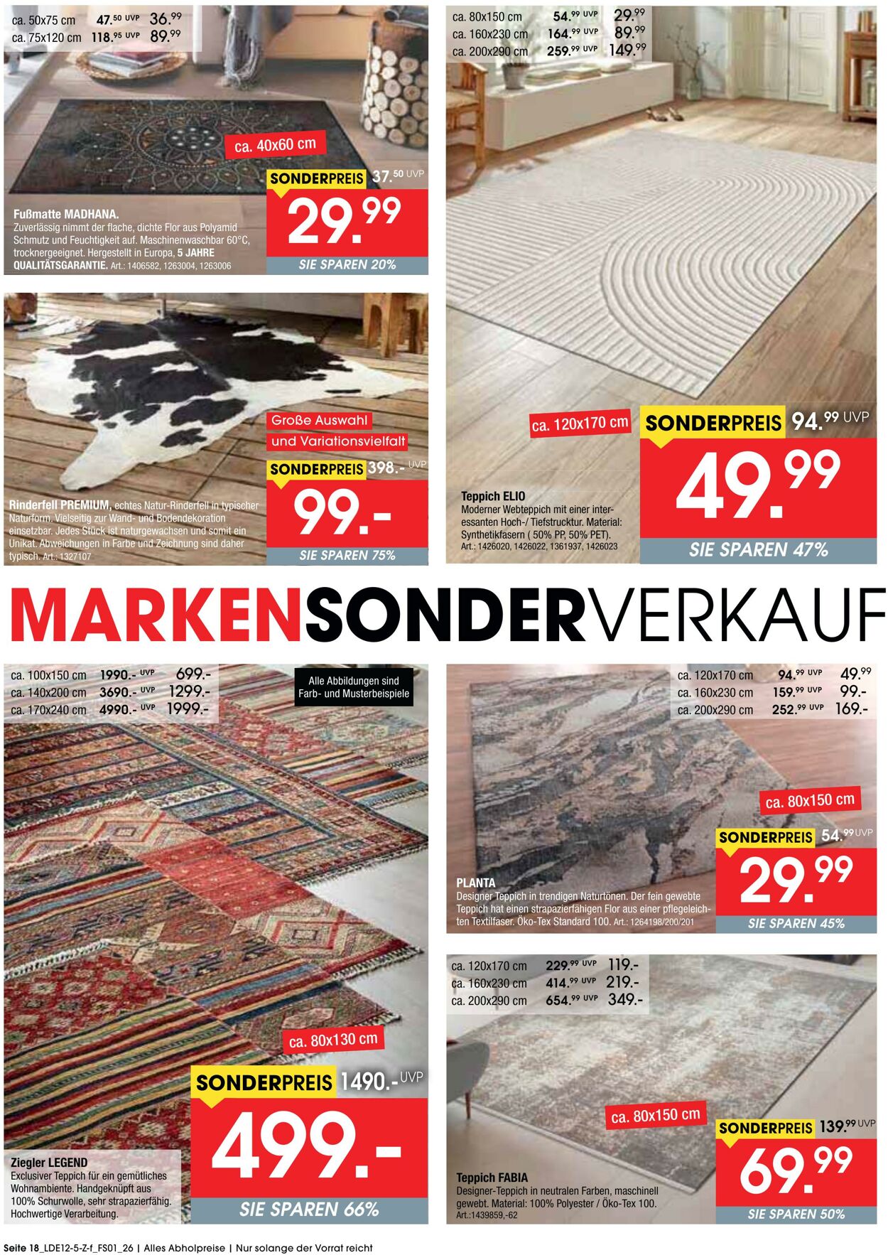 Prospekt Zurbrüggen 09.12.2025 - 10.01.2026
