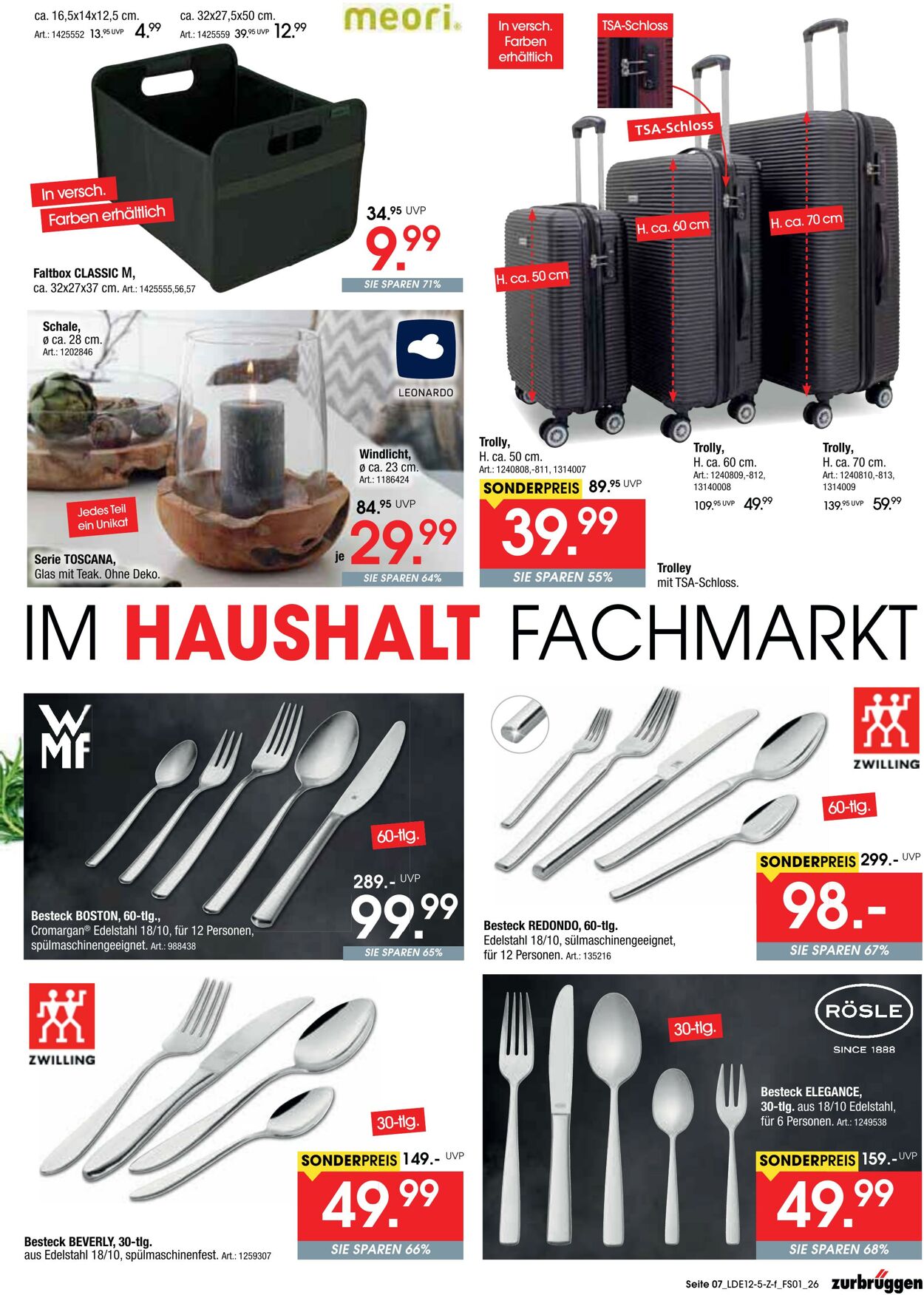 Prospekt Zurbrüggen 09.12.2025 - 10.01.2026