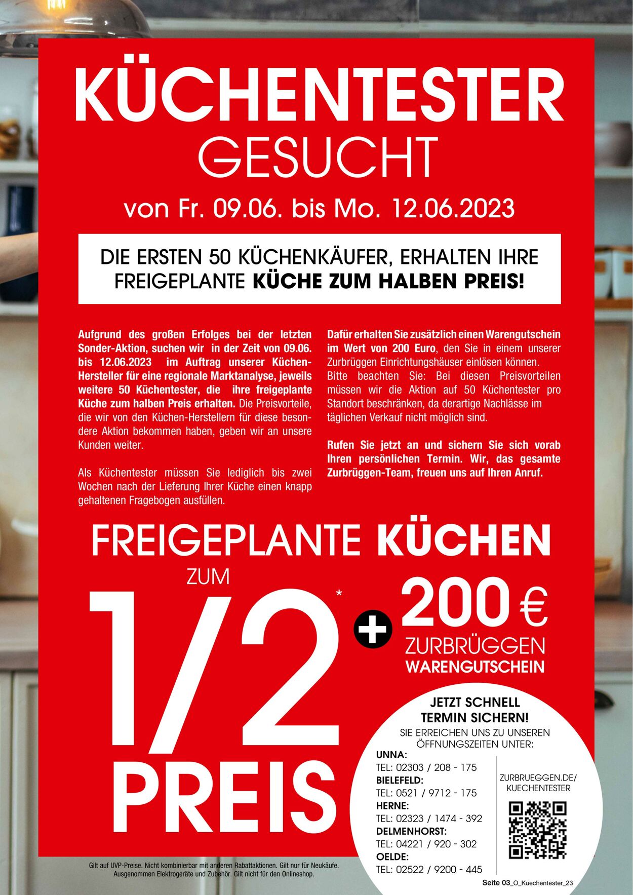 Prospekt Zurbrüggen 01.06.2023 - 12.06.2023