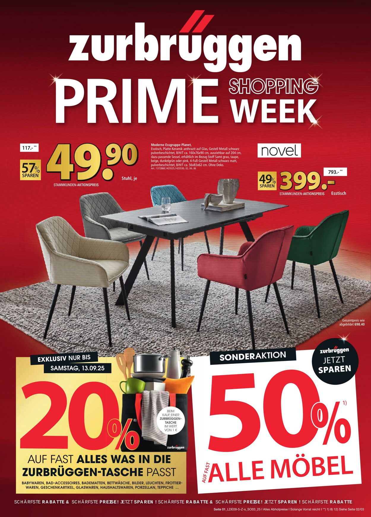 Prospekt Zurbrüggen 09.09.2025 - 13.09.2025
