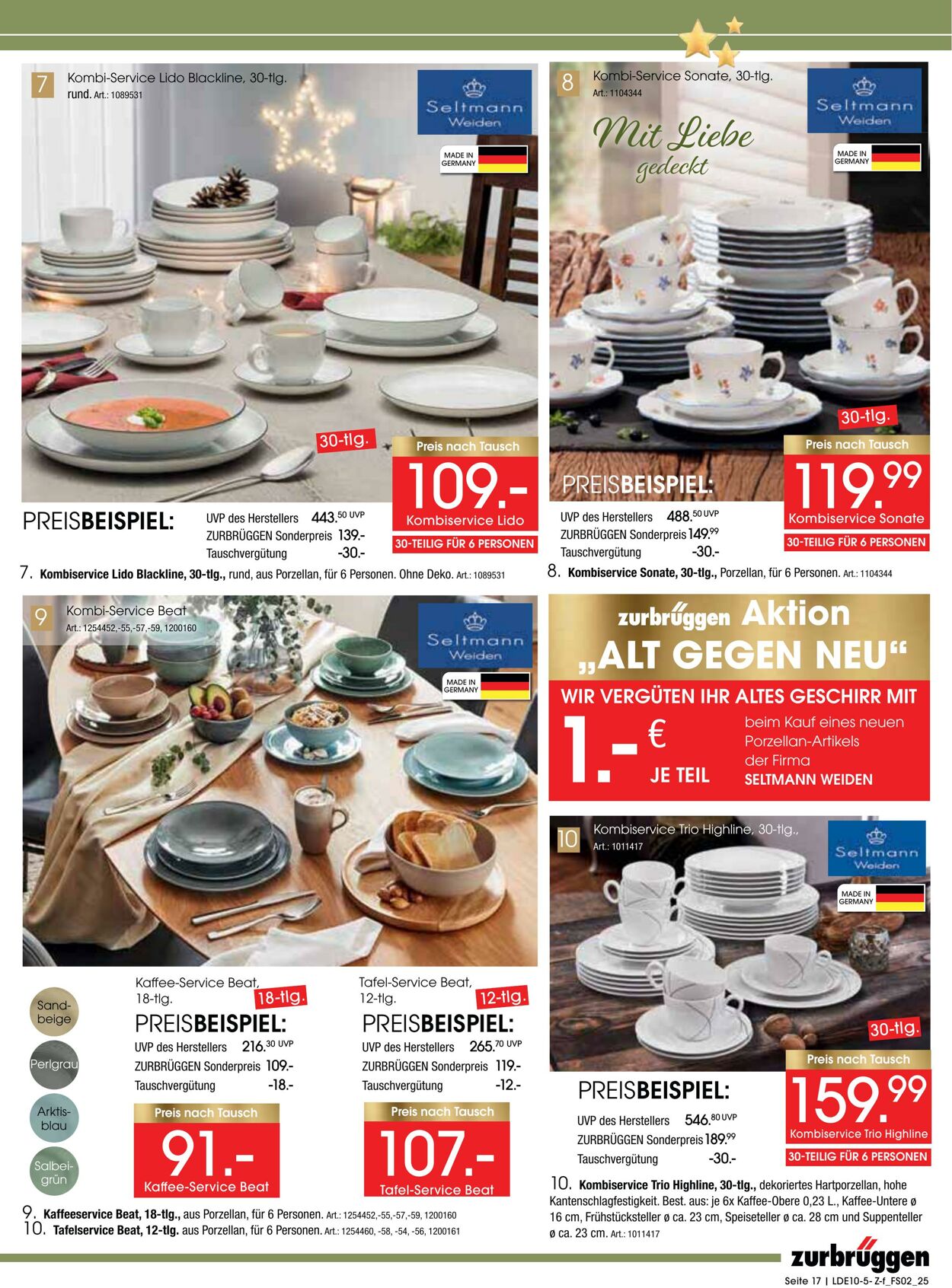Prospekt Zurbrüggen 13.10.2025 - 15.11.2025