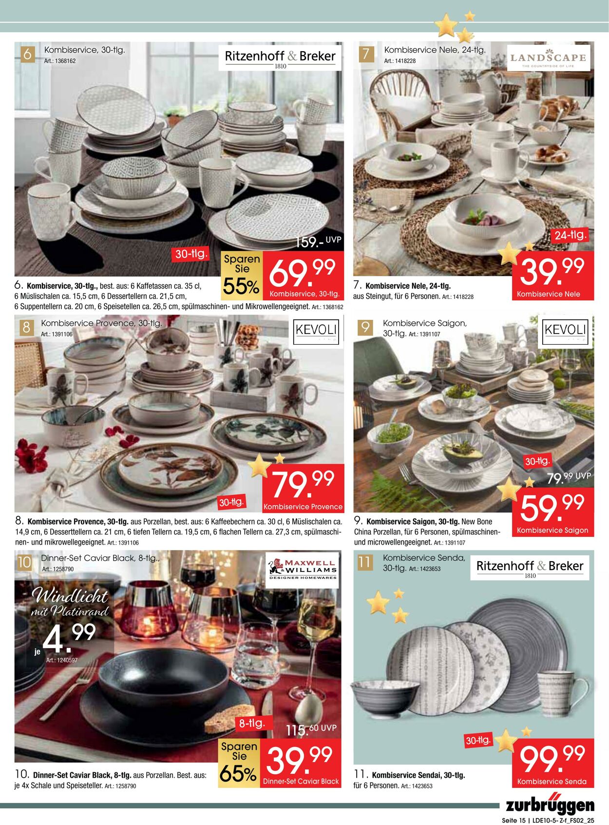 Prospekt Zurbrüggen 13.10.2025 - 15.11.2025
