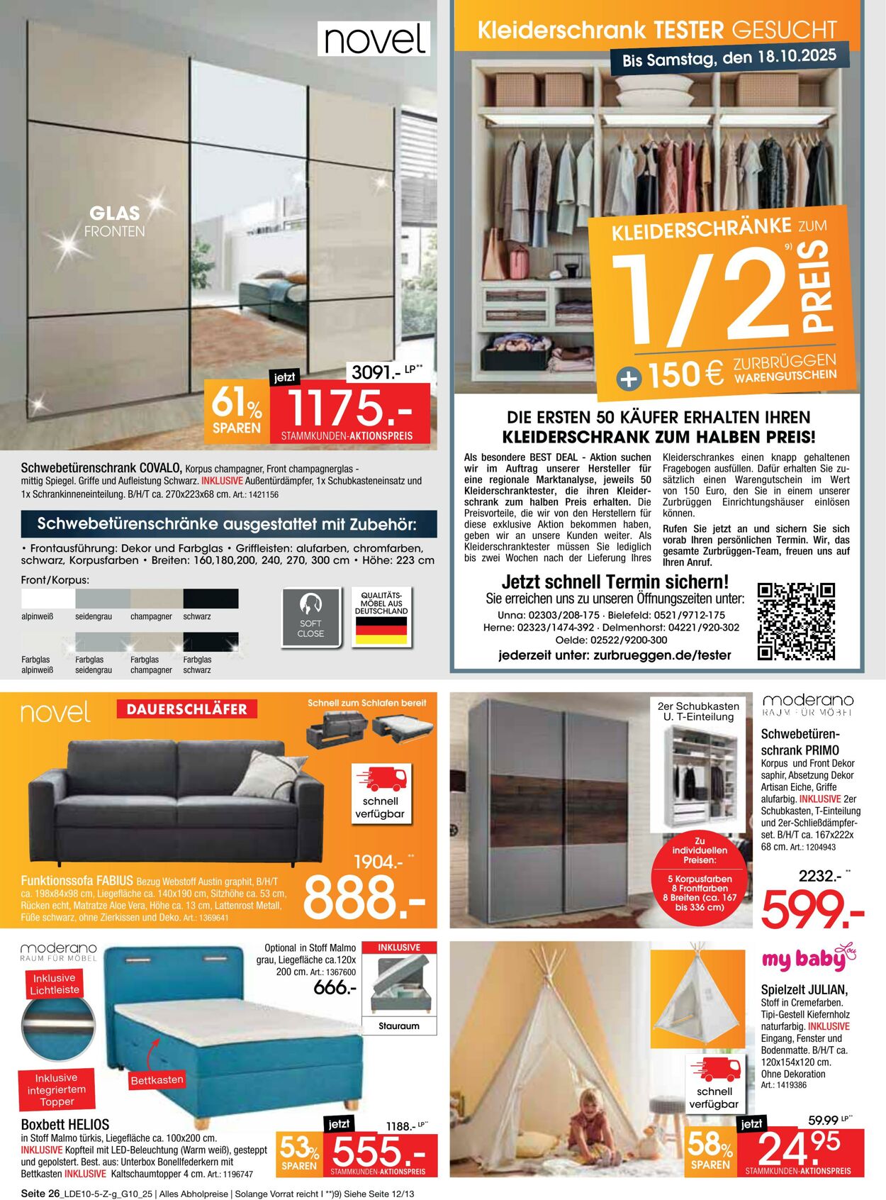 Prospekt Zurbrüggen 06.10.2025 - 18.10.2025
