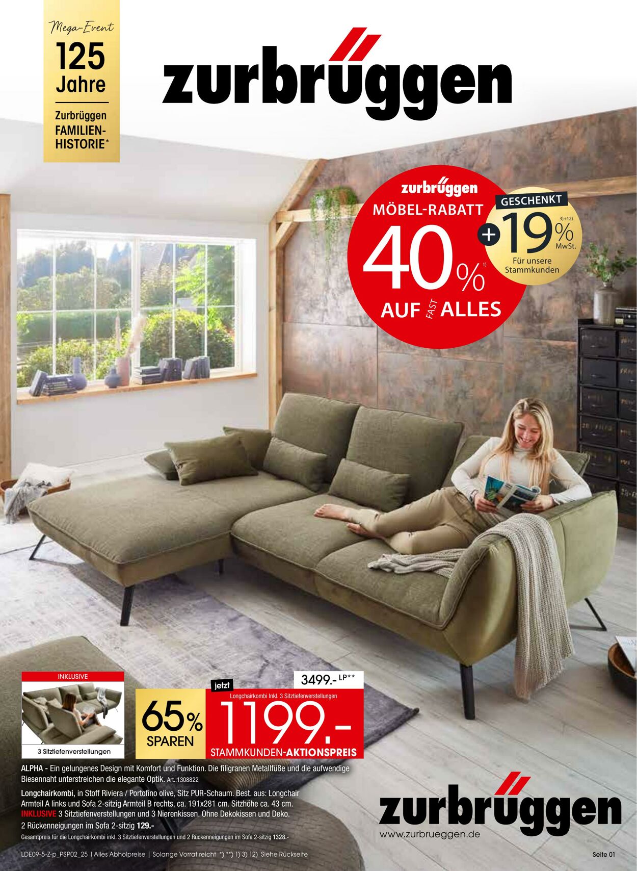 Prospekt Zurbrüggen 22.09.2025 - 18.10.2025