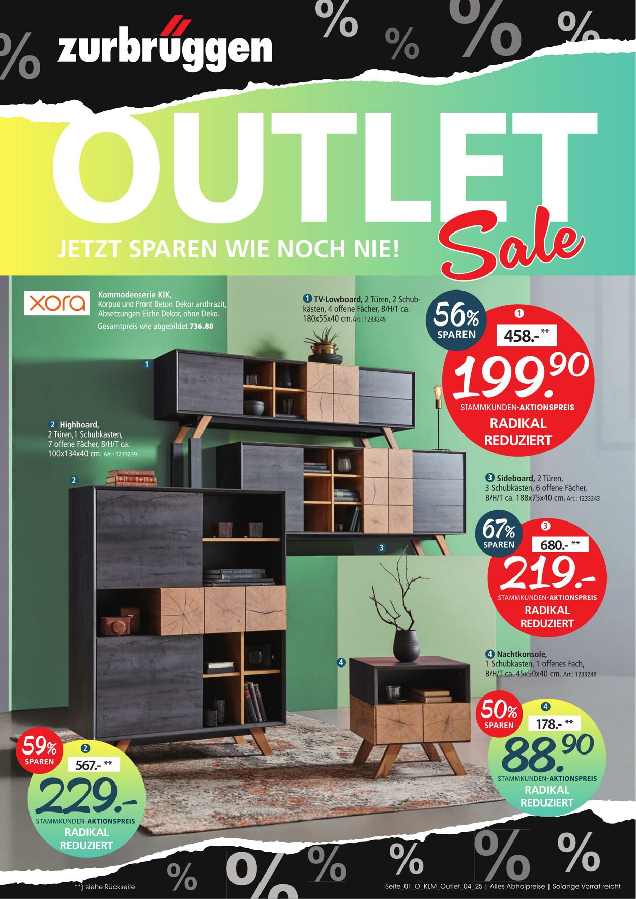 Prospekt Zurbrüggen 30.06.2025 - 20.07.2025