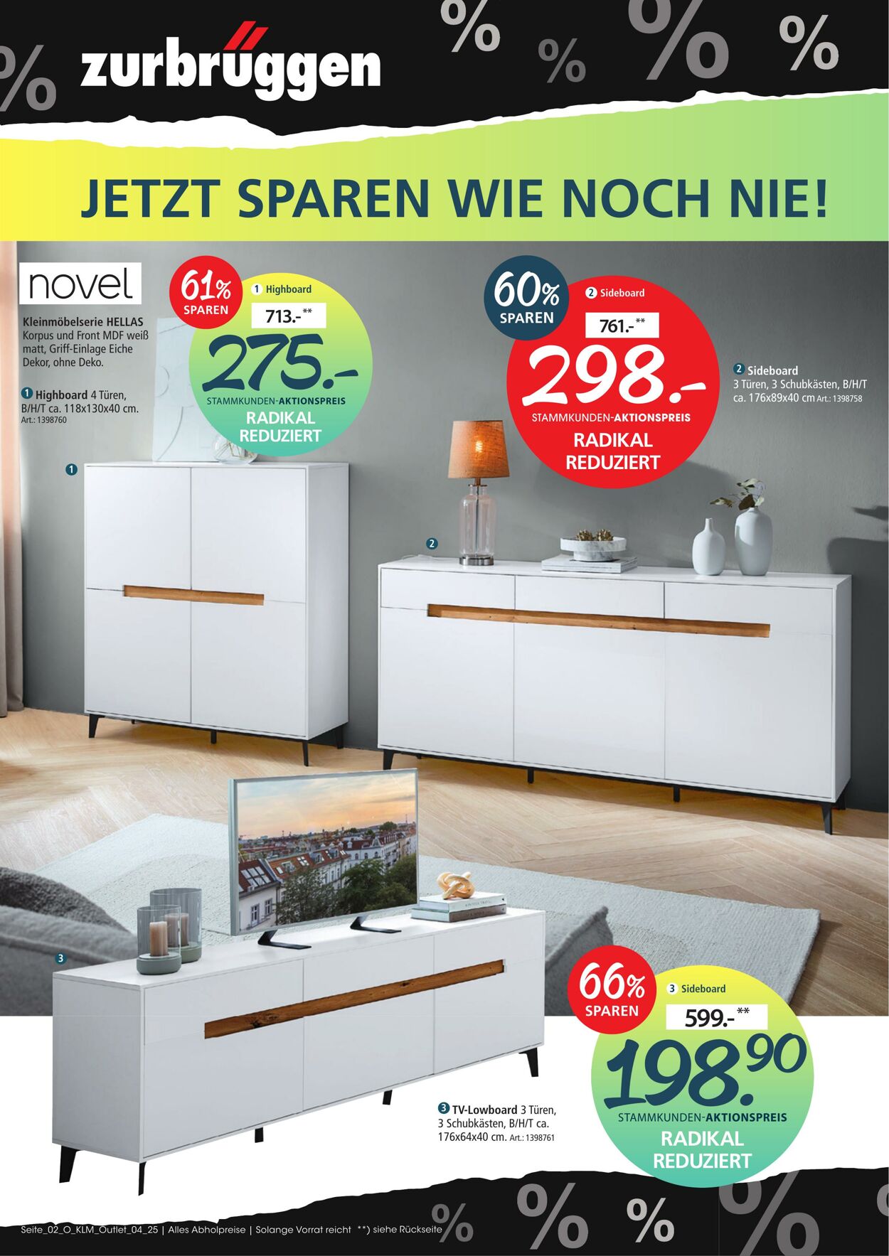 Prospekt Zurbrüggen 30.06.2025 - 20.07.2025