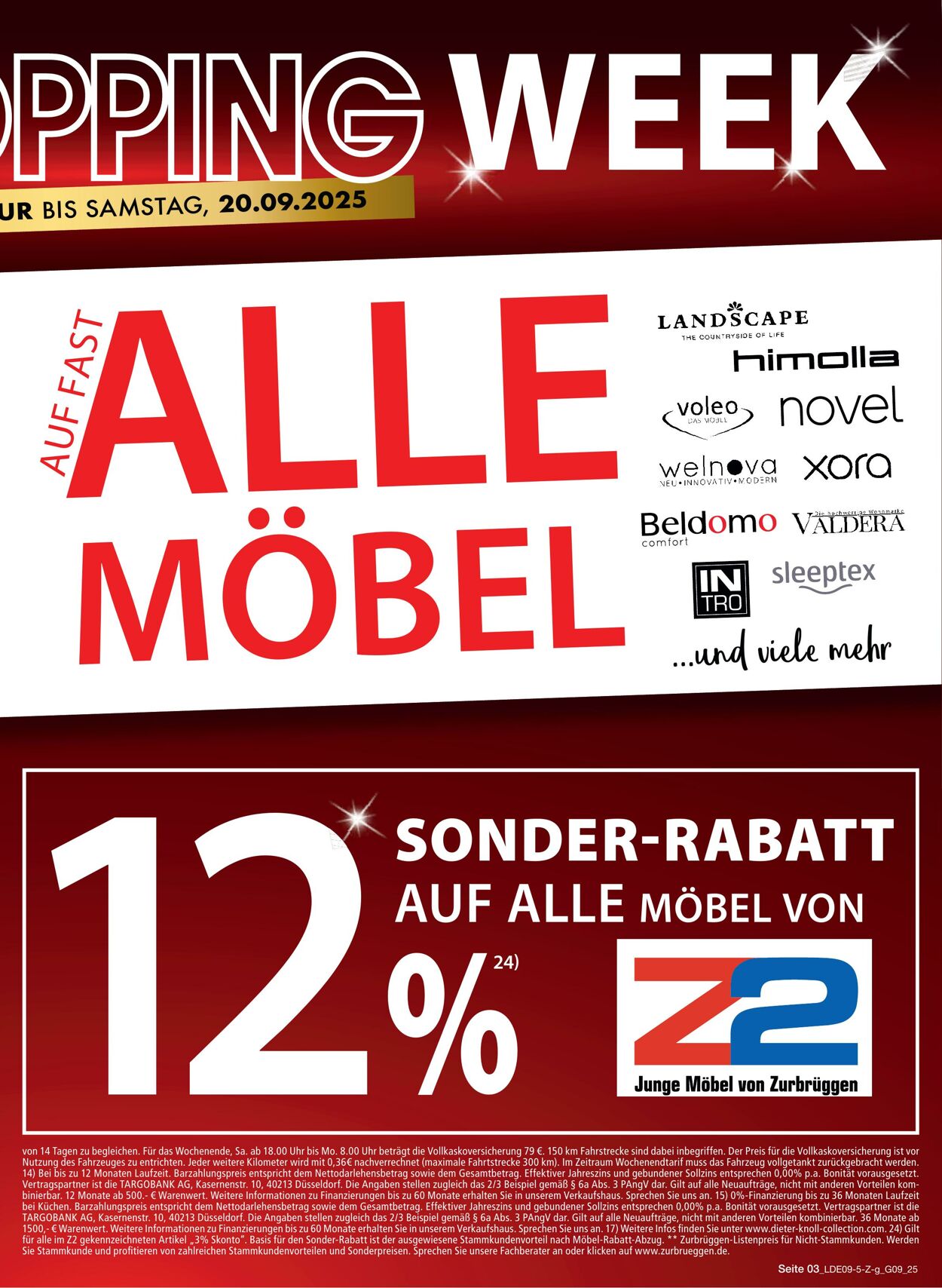 Prospekt Zurbrüggen 16.09.2025 - 20.09.2025
