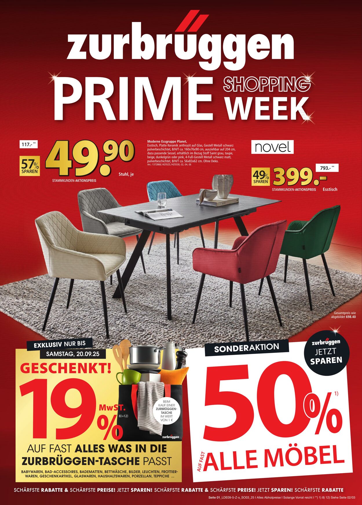 Prospekt Zurbrüggen 16.09.2025 - 20.09.2025