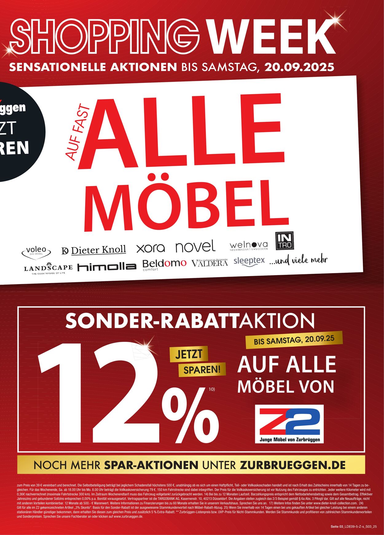 Prospekt Zurbrüggen 16.09.2025 - 20.09.2025