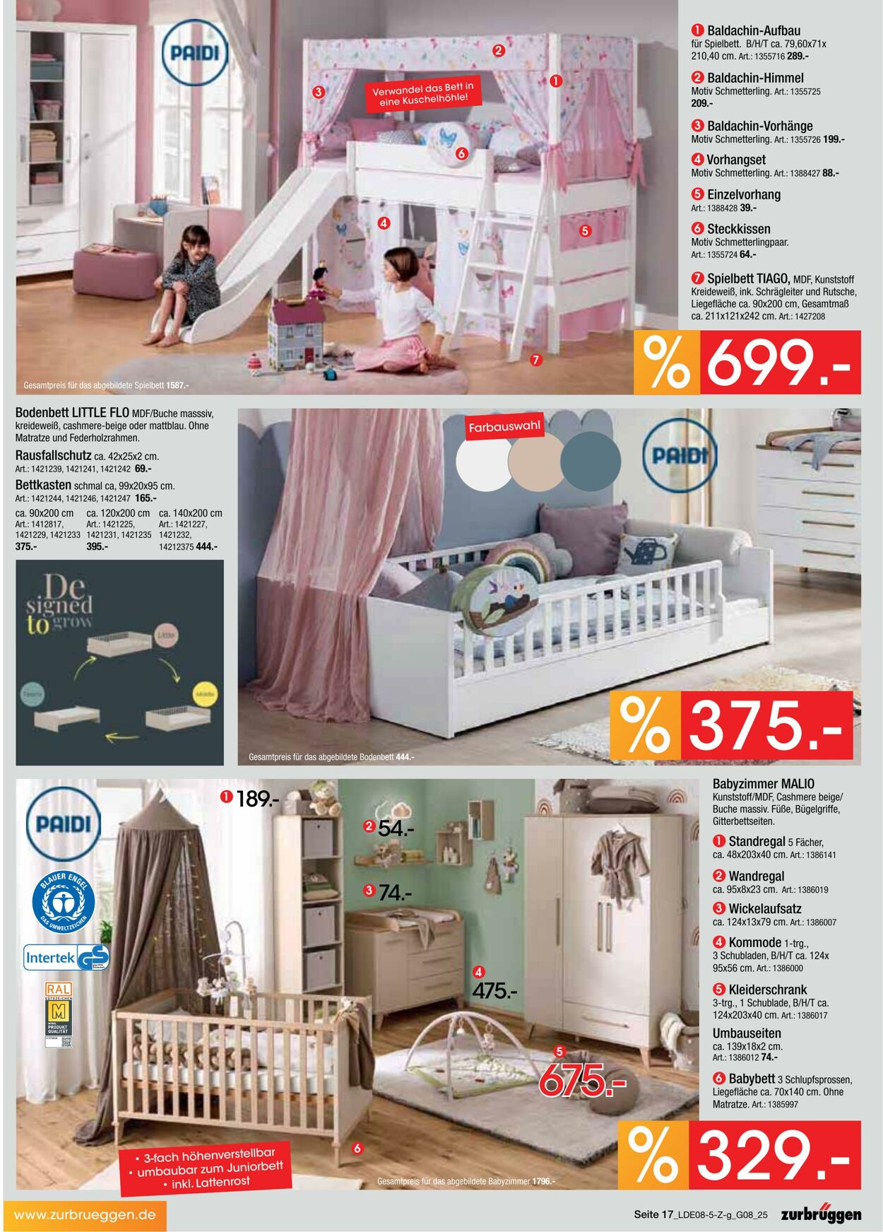 Prospekt Zurbrüggen 05.08.2025 - 23.08.2025