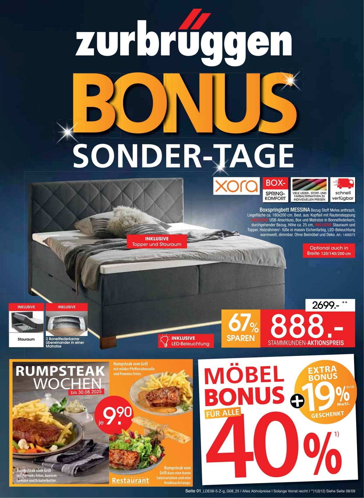 Prospekt Zurbrüggen 05.08.2025 - 23.08.2025