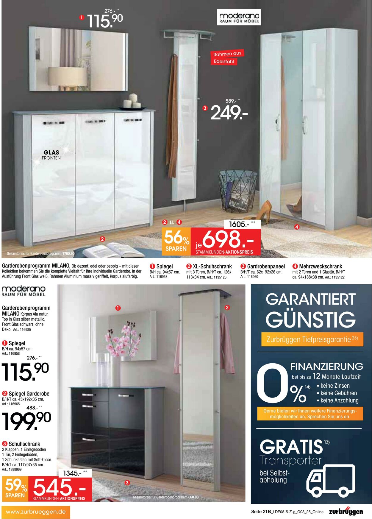 Prospekt Zurbrüggen 05.08.2025 - 23.08.2025