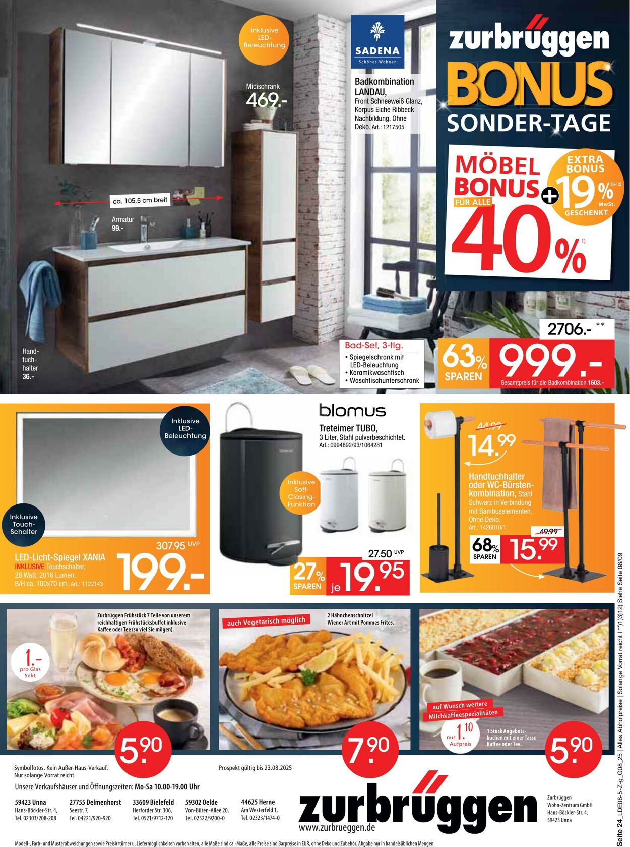 Prospekt Zurbrüggen 05.08.2025 - 23.08.2025