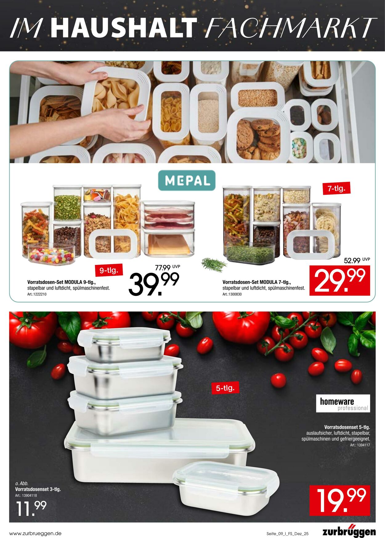 Prospekt Zurbrüggen 05.12.2025 - 26.01.2026