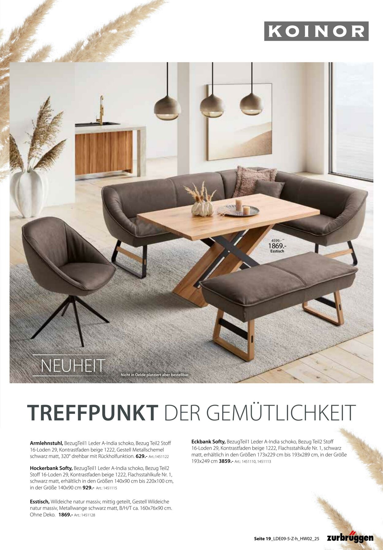 Prospekt Zurbrüggen 09.09.2025 - 28.09.2025