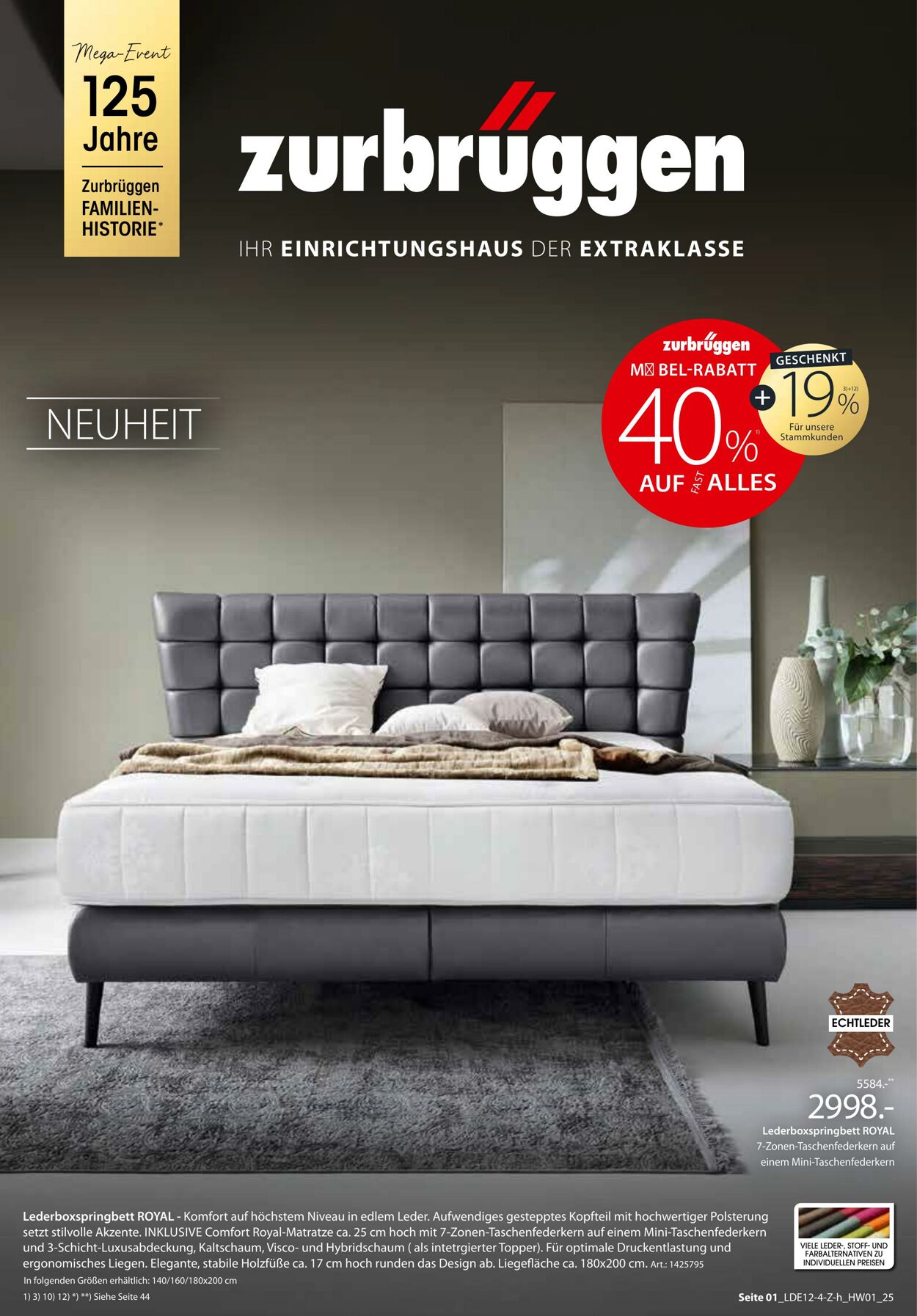 Prospekt Zurbrüggen 09.09.2025 - 28.09.2025