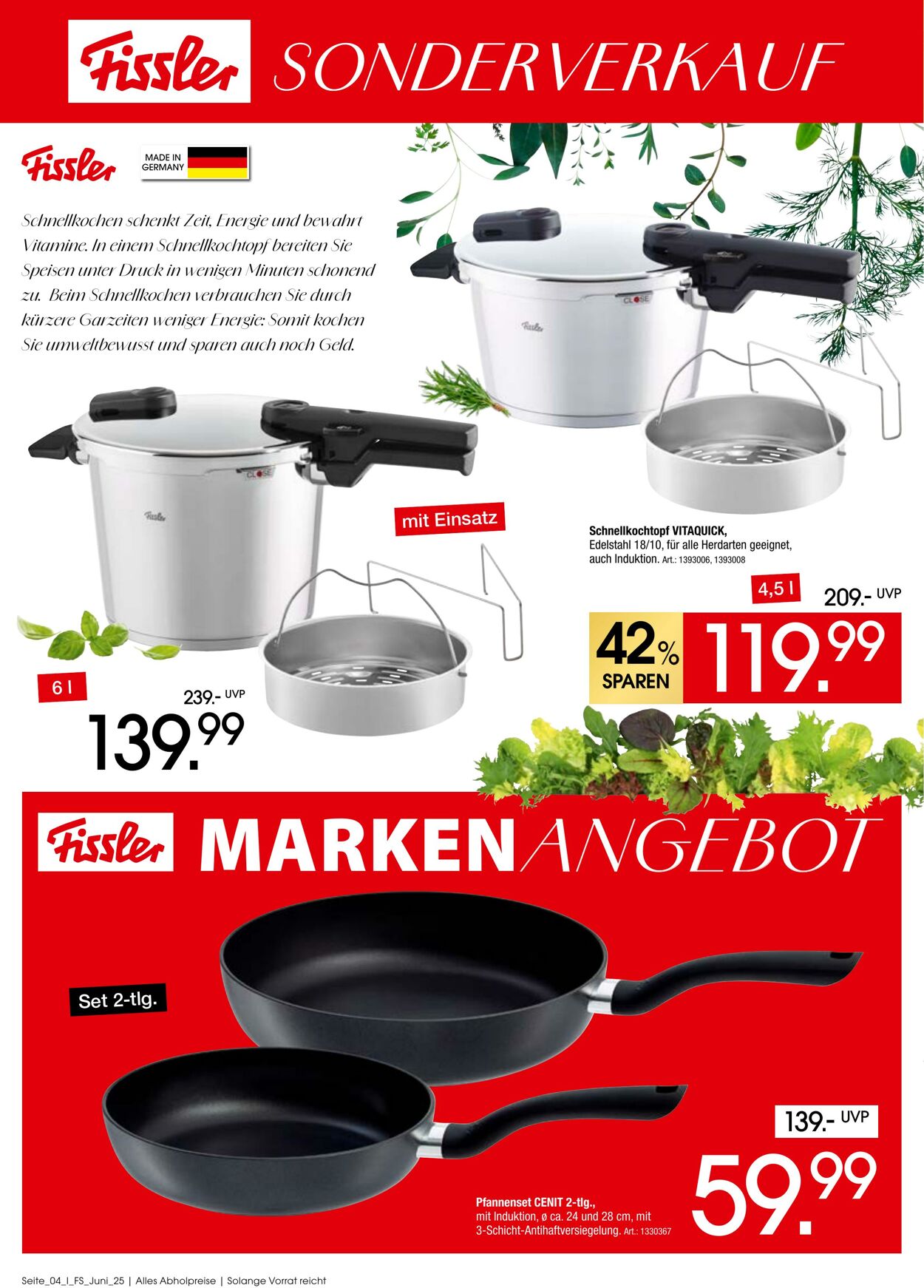 Prospekt Zurbrüggen 02.06.2025 - 30.06.2025