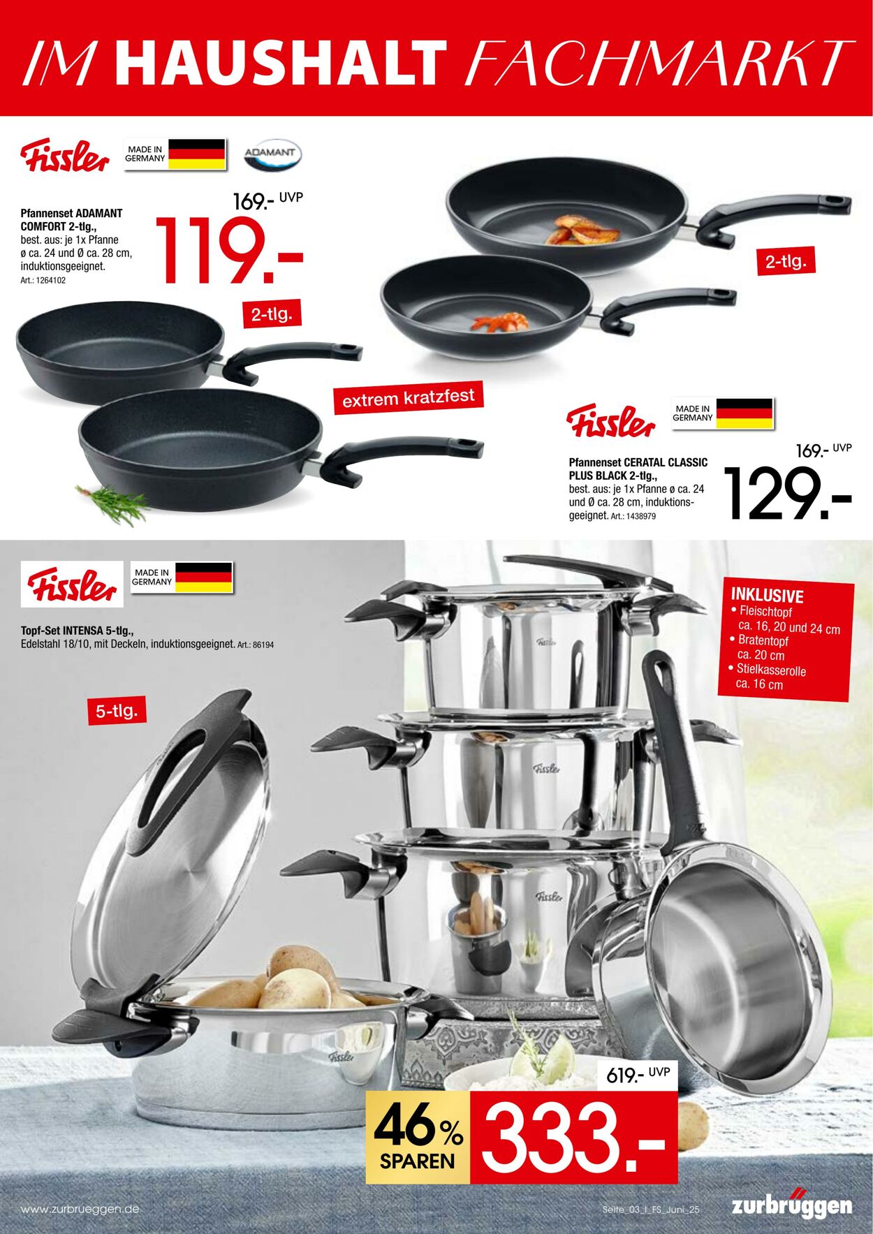 Prospekt Zurbrüggen 02.06.2025 - 30.06.2025