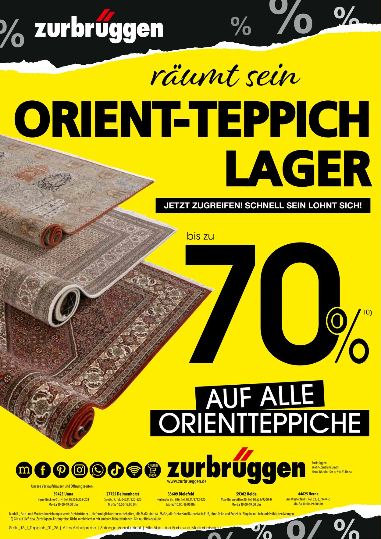 Prospekt Zurbrüggen 05.05.2025 - 30.06.2025