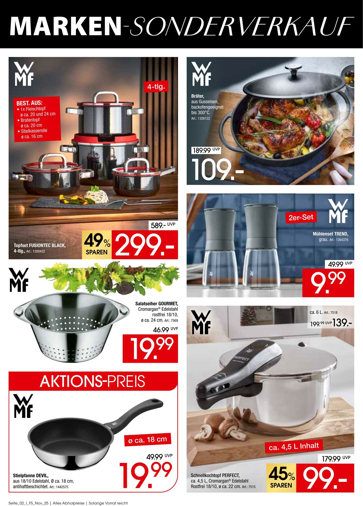 Prospekt Zurbrüggen 02.11.2025 - 30.11.2026