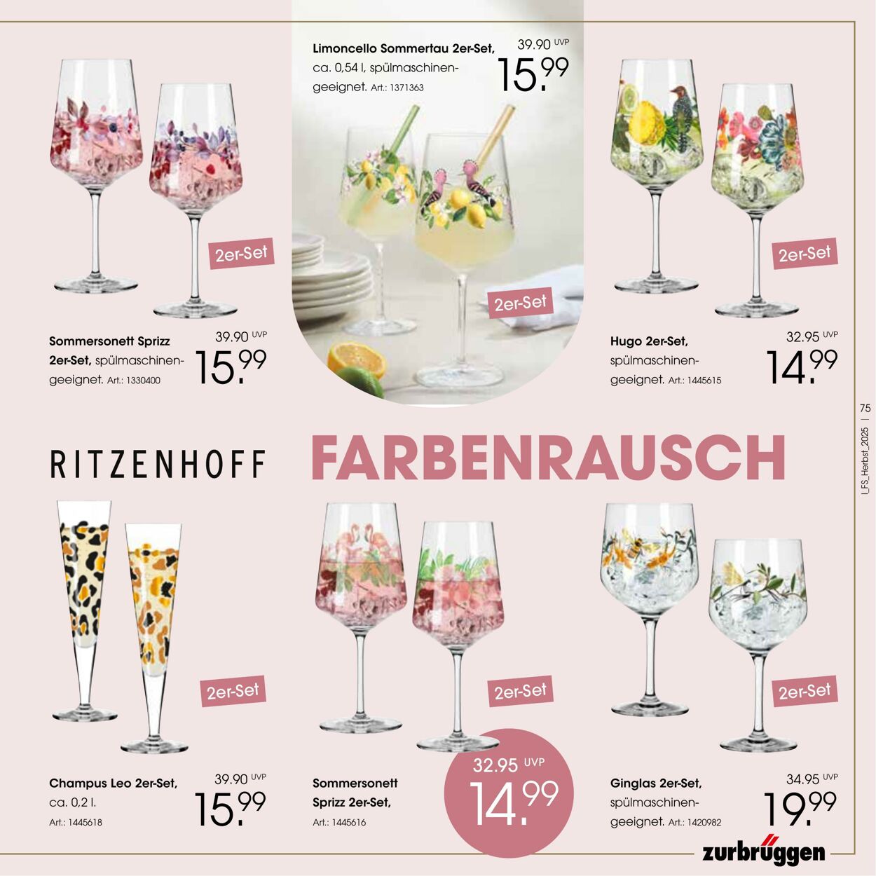 Prospekt Zurbrüggen 22.10.2025 - 31.01.2026