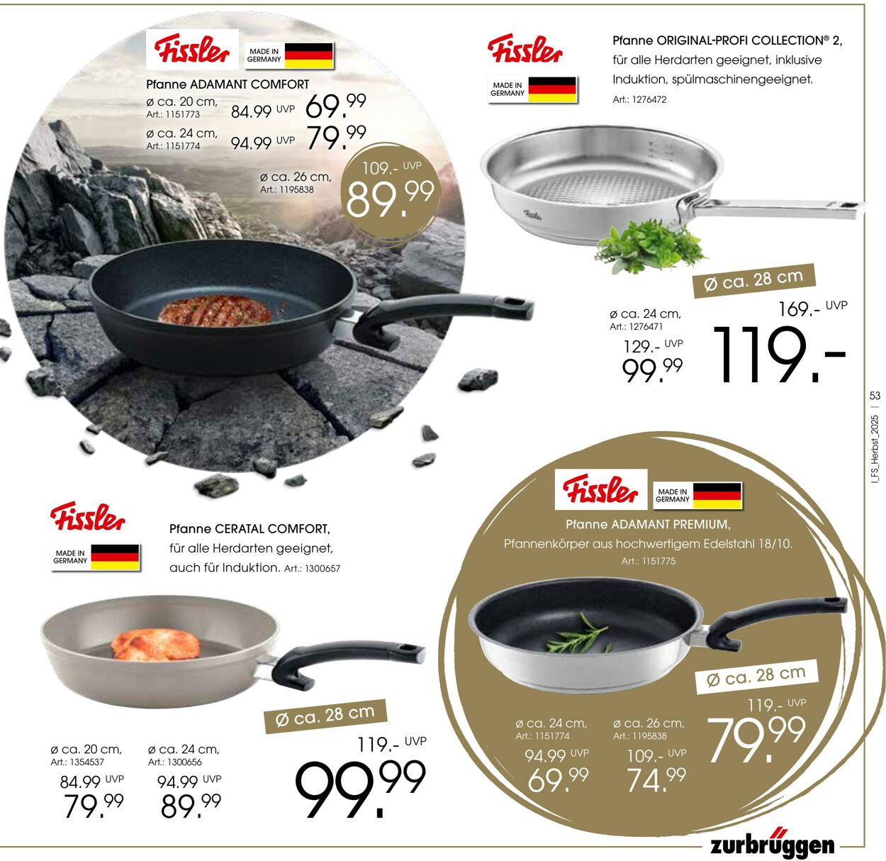 Prospekt Zurbrüggen 22.10.2025 - 31.01.2026