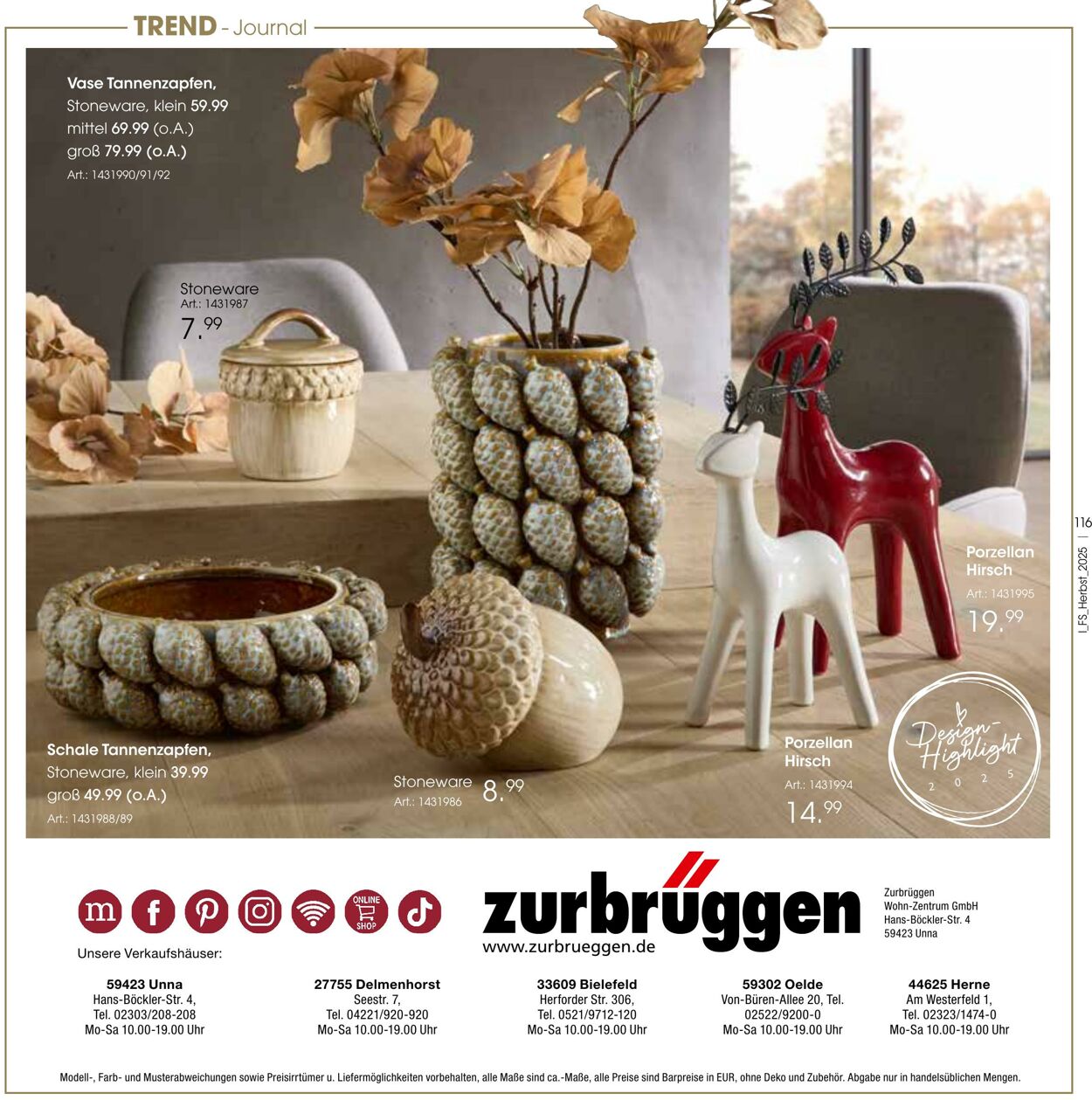 Prospekt Zurbrüggen 22.10.2025 - 31.01.2026