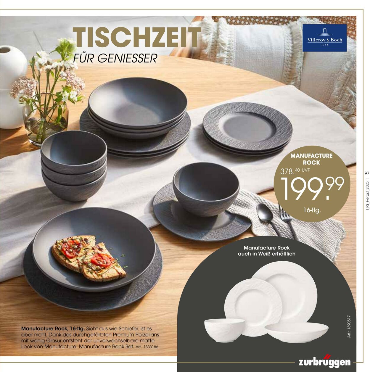 Prospekt Zurbrüggen 22.10.2025 - 31.01.2026