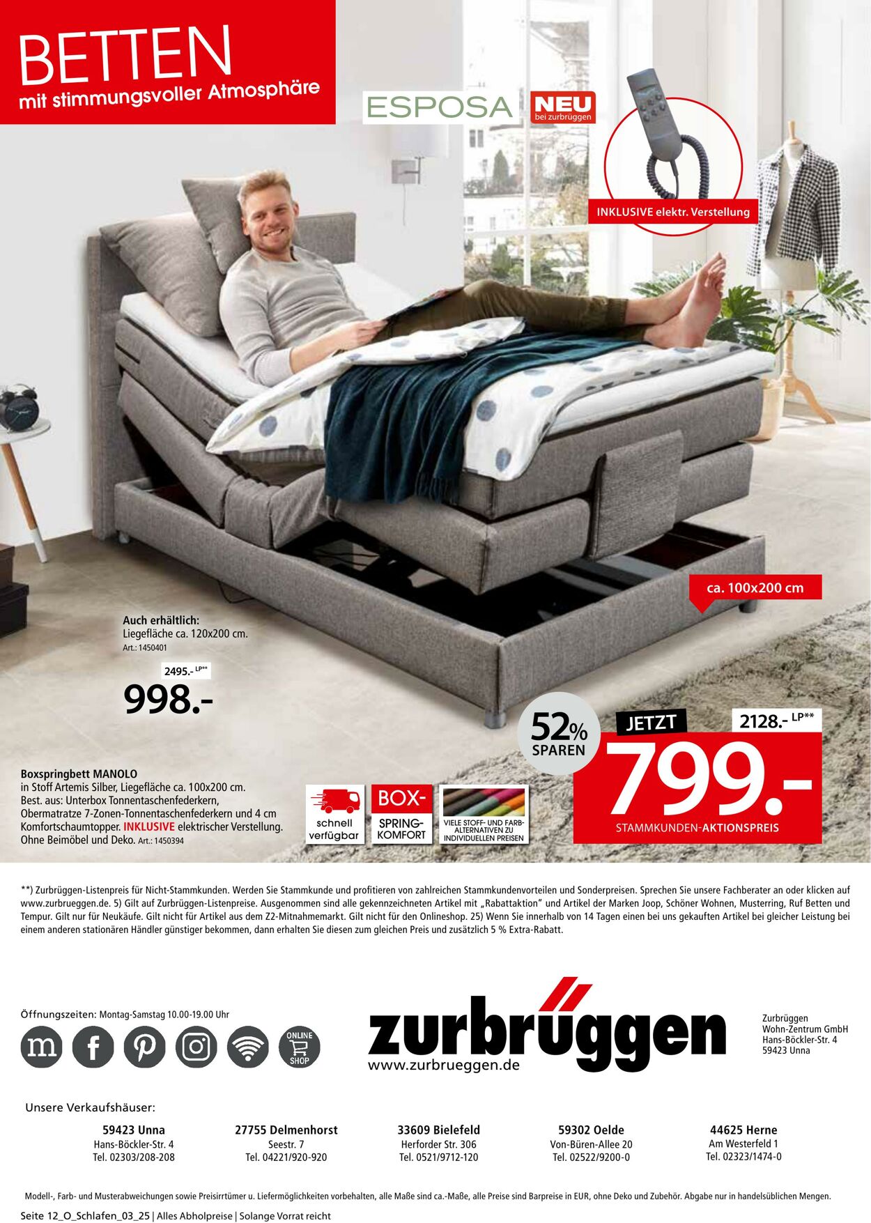 Prospekt Zurbrüggen 19.12.2025 - 31.03.2026