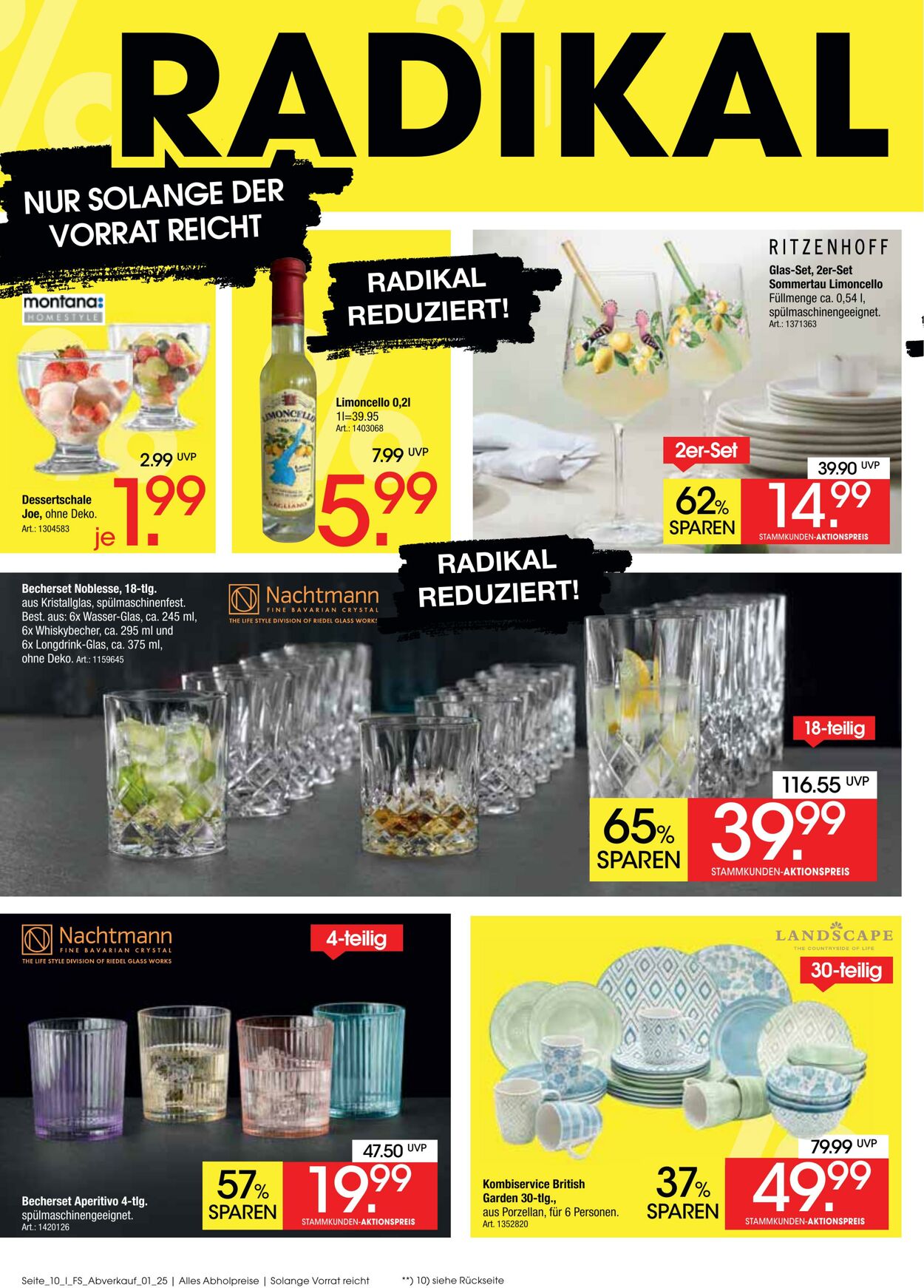 Prospekt Zurbrüggen 05.08.2025 - 31.08.2025
