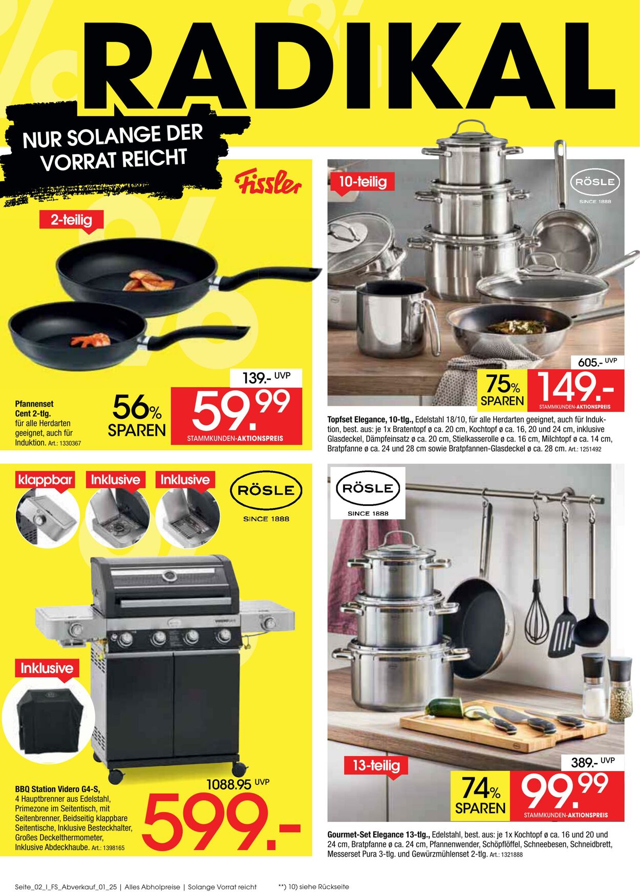 Prospekt Zurbrüggen 05.08.2025 - 31.08.2025
